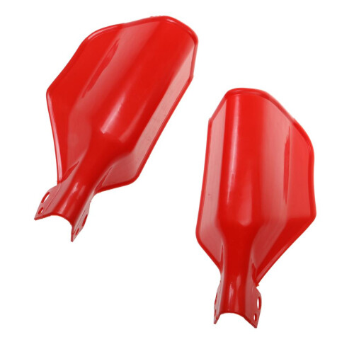 2x 7/8" Protector Protection Handguard Hand Guard For Motorcycle Red 2