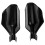 2x 7/8" Protector Protection Handguard Hand Guard For Motorcycle Black 3