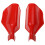 2x 7/8" Protector Protection Handguard Hand Guard For Motorcycle Red 2