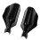 2x 7/8" Protector Protection Handguard Hand Guard For Motorcycle Black 2