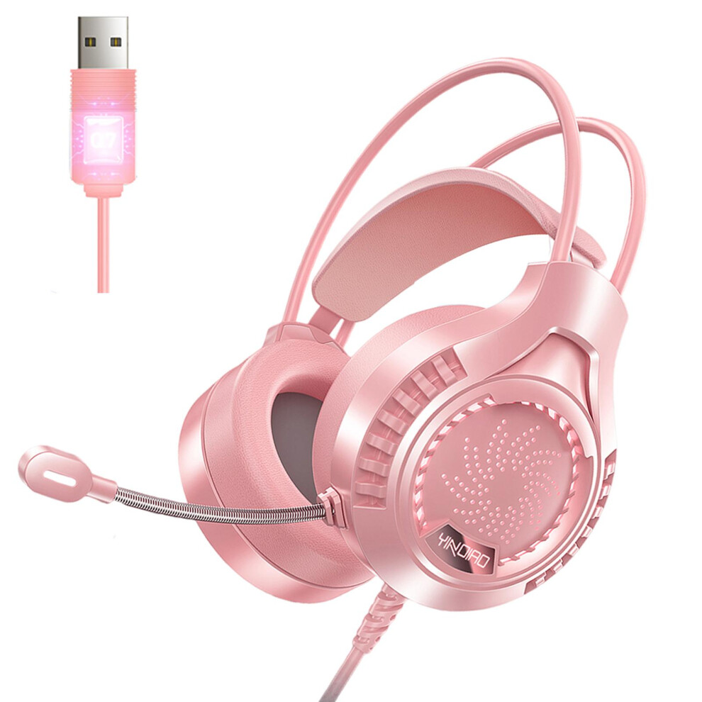 Gaming Headset Soft Earmuffs Noise Canceling With For Phone Offi Light 6902695522864