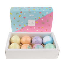 8 Pieces Women Scented Bubble Bath Salt Essential Balls Set 60g 8Pcs