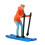 Miniature Model Skiing Figures Mini People Model for DIY Scene Layout 1