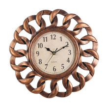 Retro Wall Clock Silent Stylish Decorative for Decor Dining Room Resta