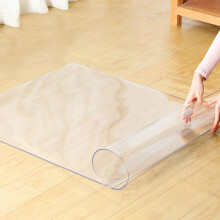 Clear Chair Mat for Hardwood Floors, Transparent PVC Floor Protector with AntiSlip Design, 16x24in