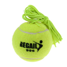 Rubber Elastic Tennis Ball With Cord For Tennis Trainer Green