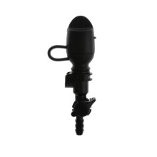 Water Bag Hydration Pack Bite Valve Nozzle Bladder Black 11.5x4.5cm St