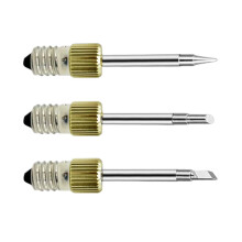 3 Pieces Soldering Iron Tips E10 Interface Replaceable Tool Indoor