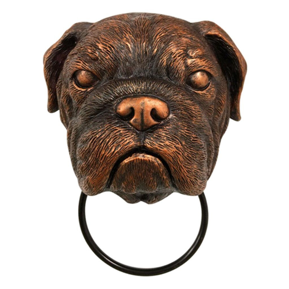 Vintage Style Dog Head Knocker Door Gate Wall Hanging Statue Sculpture 6902695915895