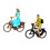 Realistic 1/87 Scale Cyclist Figures Tiny People for Diorama Layout De 2