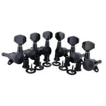 6Pcs Lock String Tuning Key Pegs Tuners Set Gear Ratio 1:18 for Guitar