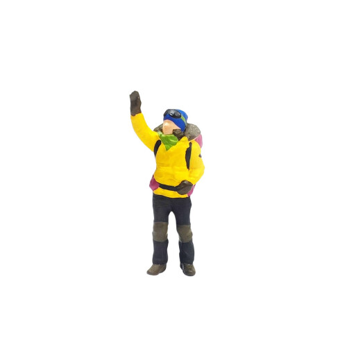 1/87 Climbing People Figures Miniature People Model for Layout Decorat