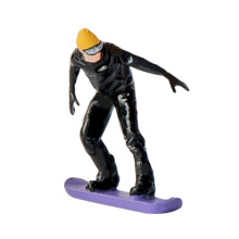 Miniature Model Skiing Figures Mini People Model for DIY Scene Layout