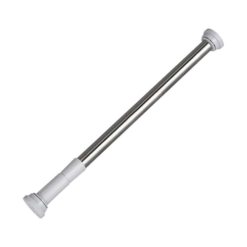 Rod Rail Spring Extendable Telescopic Tension Curtain Pole 70-120cm