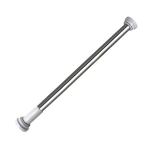 Rod Rail Spring Extendable Telescopic Tension Curtain Pole 90-160cm 1