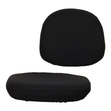 Stretch Soft Swivel Chair Slipcover Office Computer Chair Covers Blac