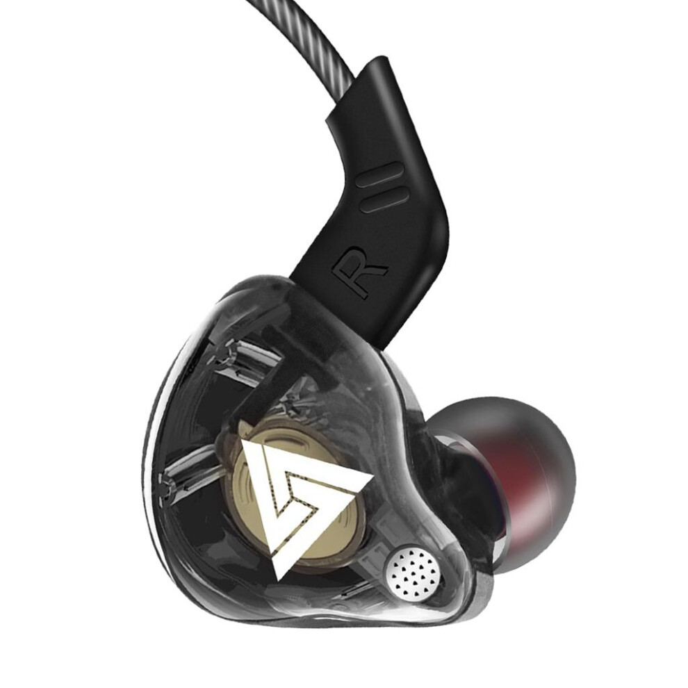 Qkz Ak6 In Ear 3.5Mm Sport Earphones With Mic Black 6902696255020