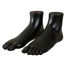 PVC Mannequin Adult Feet Ankle Bracelet Foot Left and Right for Toe Ri