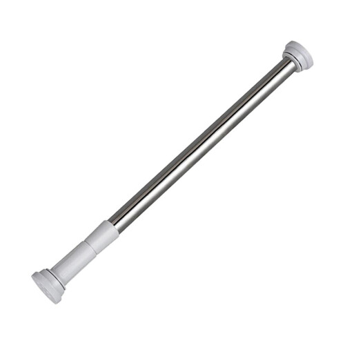 Rod Rail Spring Extendable Telescopic Tension Curtain Pole 70-120cm 1