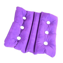Foldable Air Inflatable Cushion Seat Chair Wheelchair Pillow Pad Purpl