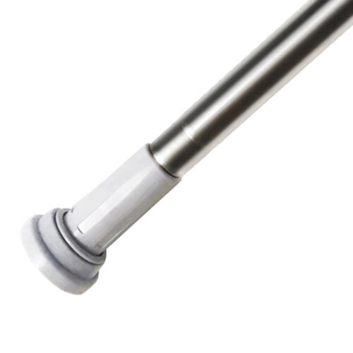 Rod Rail Spring Extendable Telescopic Tension Curtain Pole 90-160cm 2