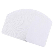 DIY Iron-on Patches Denim Jeans Stickers Appliques No Sew 26Pcs White