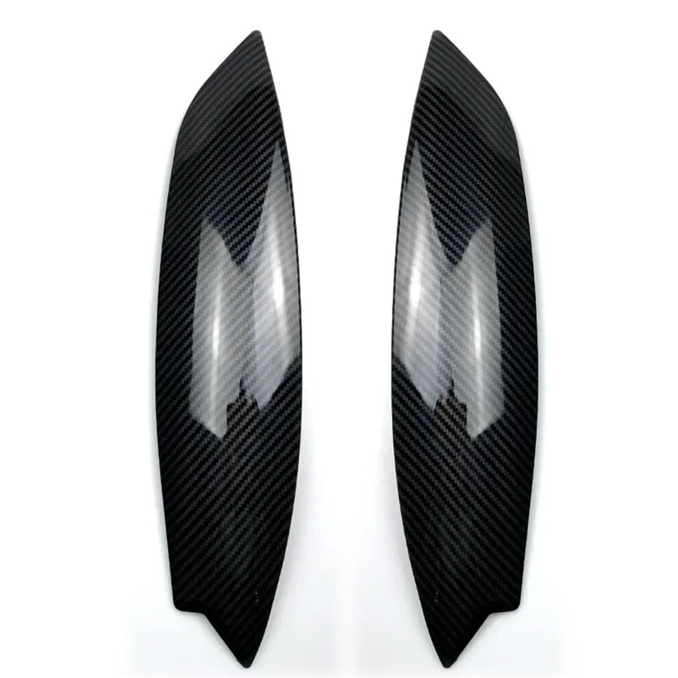 Carbon Fiber Headlight Eyebrow Cover Sporty Frontend Upgrade Trim For Vw Golf Mk5 Gti R 9455672734691