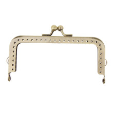 Squared Clutch Purse Frame Kiss Clasp Lock Handle DIY Bag Accessories