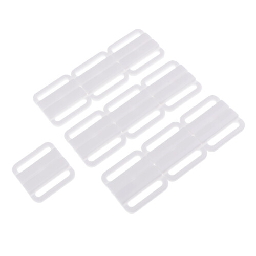 10 Set Plastic Bra Closure Sewing Clips Back Strap Holder Accessories