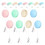 Phone Screen Cleaner 12pcs Macaron Shaped Microfiber Cloths for Glasses and MultiDevice Use 1