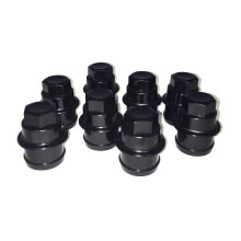 Lug Nut Covers Black for Chevy Silverado 2500HD Sierra 3500 Express 2500 Suburban OEM Style