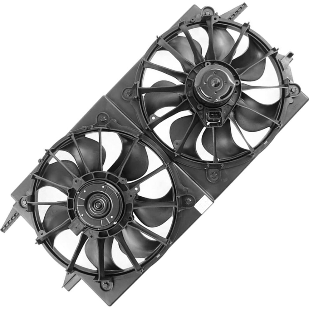 Radiator And Condenser Fan Assembly Dual Cooling For Chevy Malibu 9705 Oldsmobile Alero Pontiac Grand Am 9070919905094