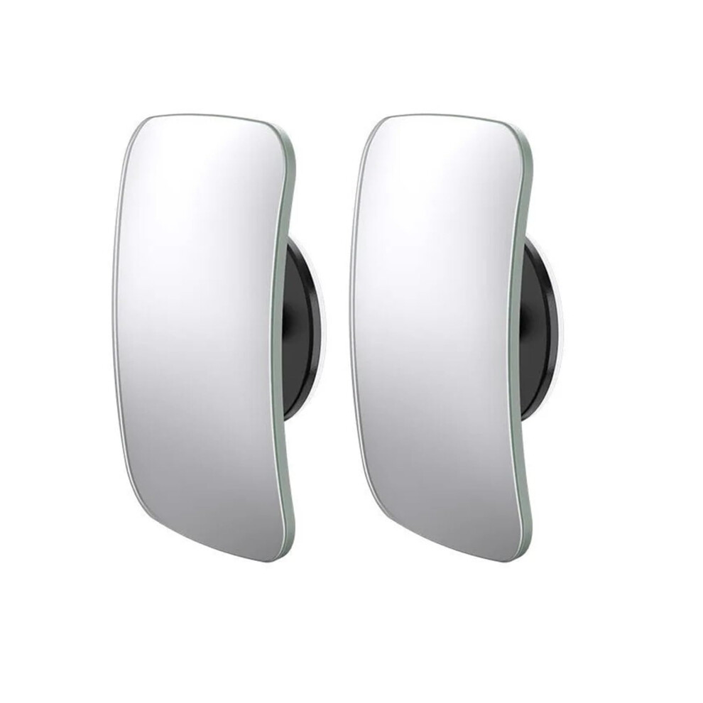 2Pcs Blind Spot Mirror 360 Adjustable Wide Angle Rearview Convex Mirror For Parking Rimless 9455672735971