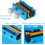 Motorcycle Cable Luber and Lubricator Tool for Smooth Cable Operation with Better Seal Design Blue 2