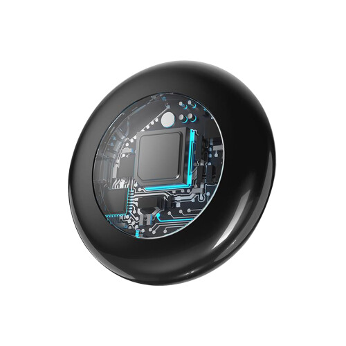 Alternative Bluetooth Item Tracker with Find My, IP67, 80dB Alert, Black