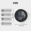 Alternative Bluetooth Item Tracker with Find My, IP67, 80dB Alert, Black 2