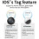 Alternative Bluetooth Item Tracker with Find My, IP67, 80dB Alert, Black 3