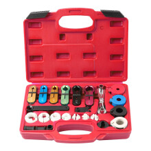 AC Fuel Line Disconnect Tool Set, MultiSize Aluminum Kit for Automotive AC and Transmission Lines