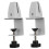 Aluminum Desk Divider Clamp Adjustable Partition Clip for Office Workstation Stable Mount 1