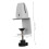 Aluminum Desk Divider Clamp Adjustable Partition Clip for Office Workstation Stable Mount 2
