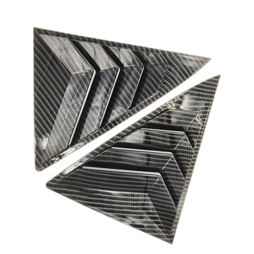 Rear Window Louver Abs Carbon Fiber Vent Cover Stylish Custom Fit For Toyota Camry 20122017 9455672737753