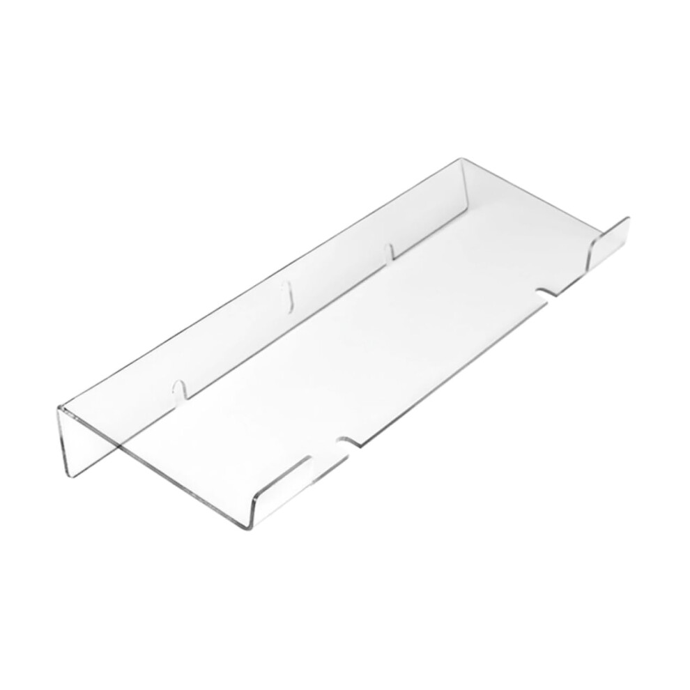 Ergonomic Acrylic Keyboard Stand And Monitor Riser For Desk, Clear Spacesaving Design 9044945353624