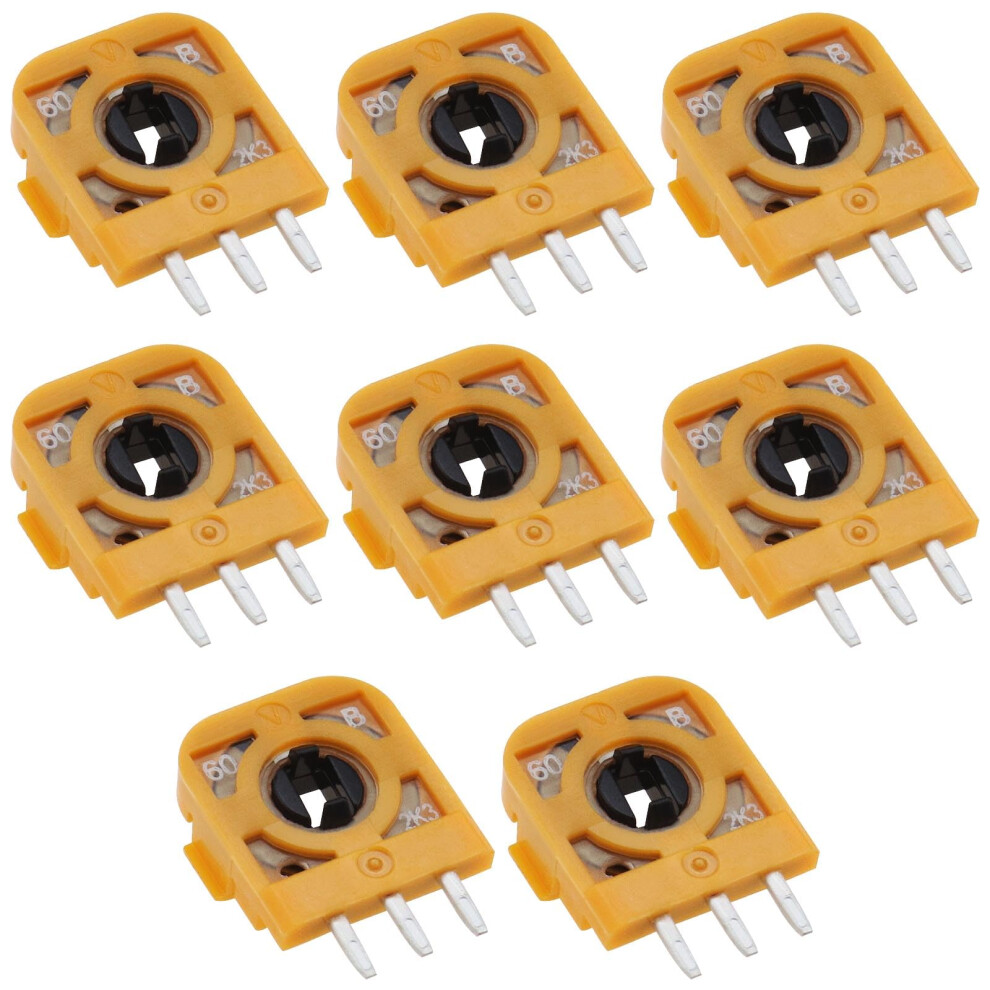 8Pcs Joystick Replacement 3Pin 2.3K Ohm Potentiometer Sensor Parts For Ps5 Controller 9070919906534