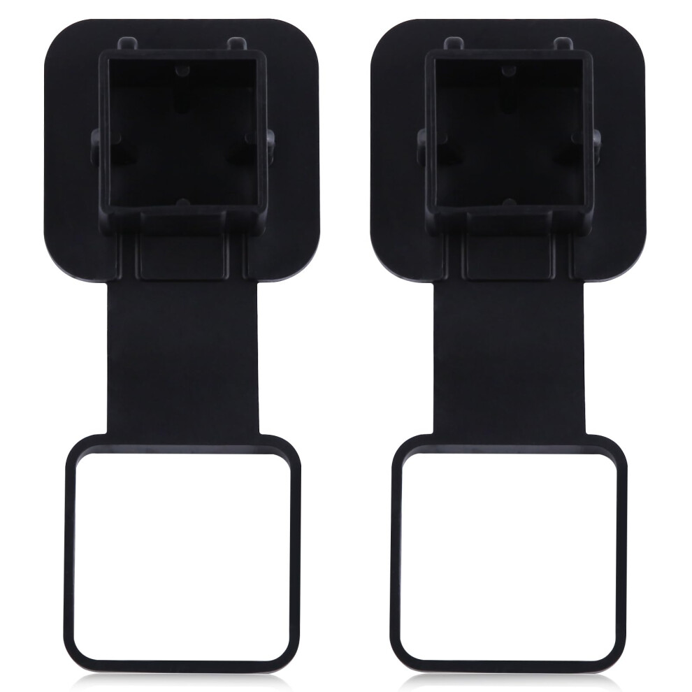 2Pcs Trailer Hitch Cover Plug, Weatherproof 2 Inch Receiver Fit, Heavy Duty Rubber For Suvs, Trucks, Rvs 9455672738064