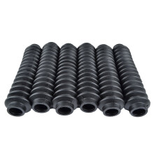 Black Universal Shock Boots for Jeep Shocks, Heavy Duty OffRoad Protection, Set of 6