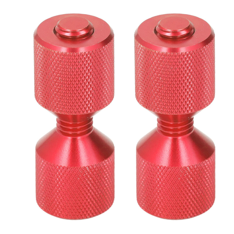 2Pcs Double Hole Flange Alignment Pins 6061 Aluminum For 0.5Â14In 150Lb Flanges Red 9455672738767