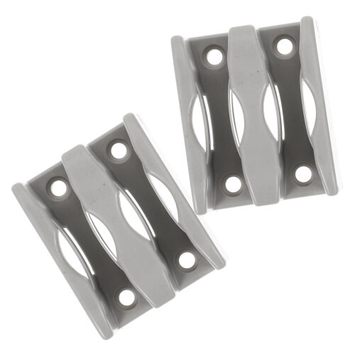 2pcs Shower Door Rollers and Bottom Guide Stopper for Smooth Sliding and Easy Installation