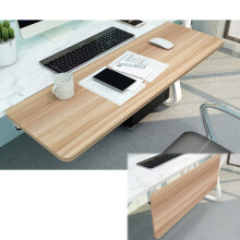 Foldable Clip On Keyboard Tray with Ergonomic Armrest Support, 90 Degree Folding Desk Extension, SpaceSaving Durable Design
