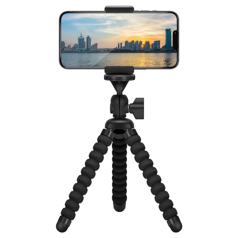 Phone Tripod With Flexible Octopus Legs, Universal Stand For Smartphone And Camera, Sblack 9070919907678