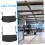 Adjustable Under Desk Keyboard Tray with Silent Slide for Ergonomic Office Workspace 4